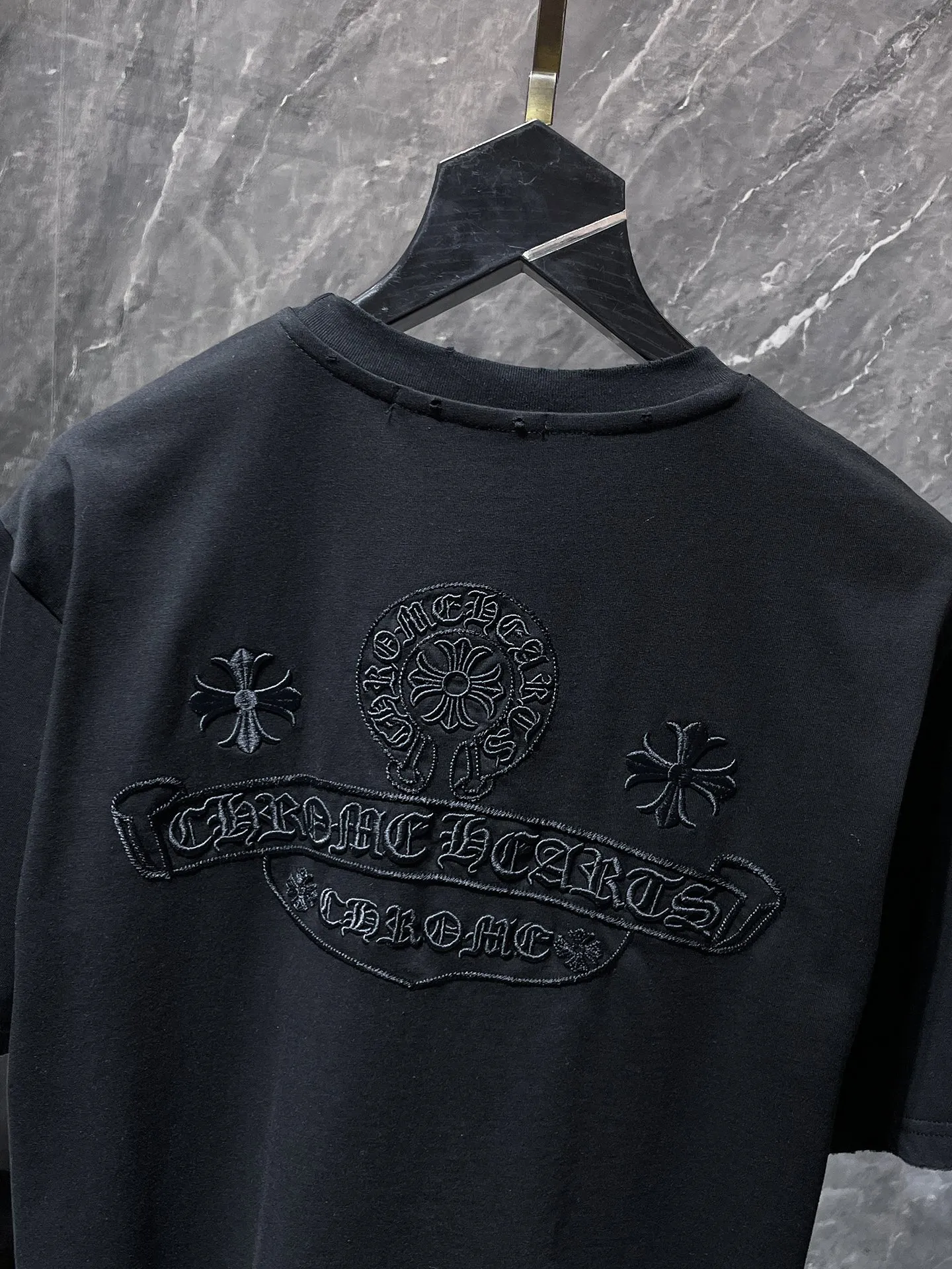 8205# Chrome Hearts 26ss g ！ ！！！ ！！ 1 1 ：Black White Sizes：S、M、L、XL